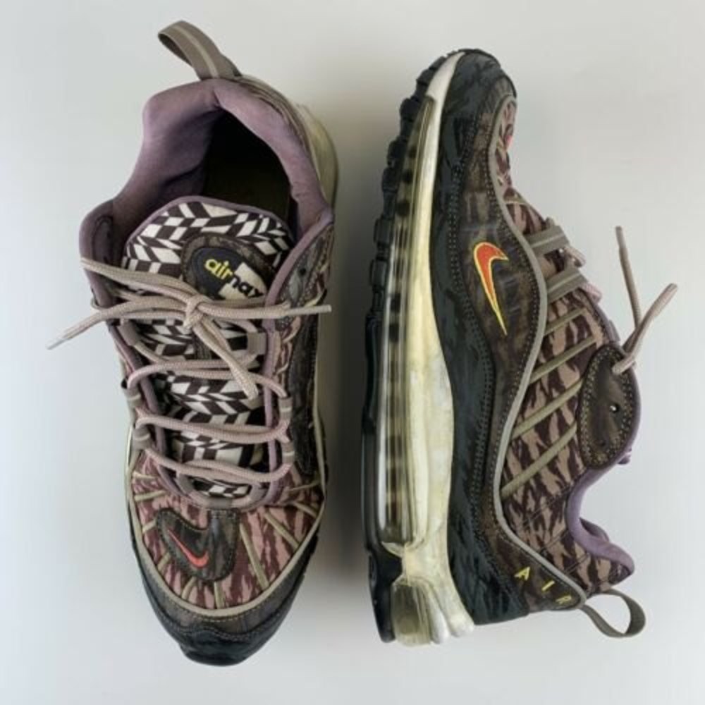 Nike Air Max 98 AOP Camo Mens Size 12 AQ4130-200 Rare